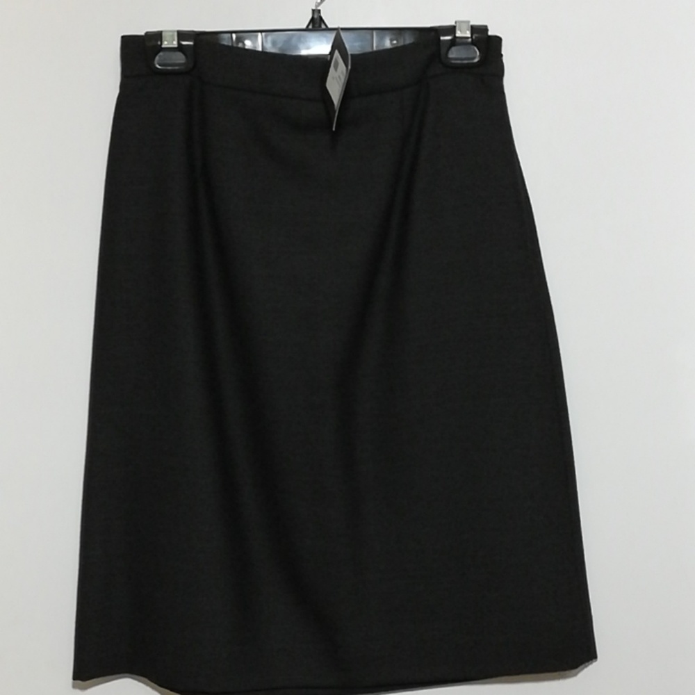 New womans valentino grew wool skirt